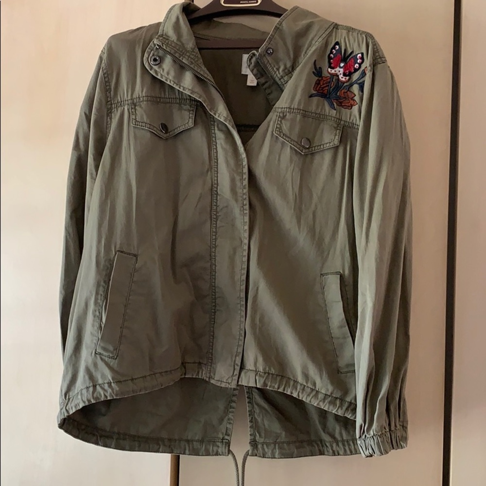Embroidered Army Jacket